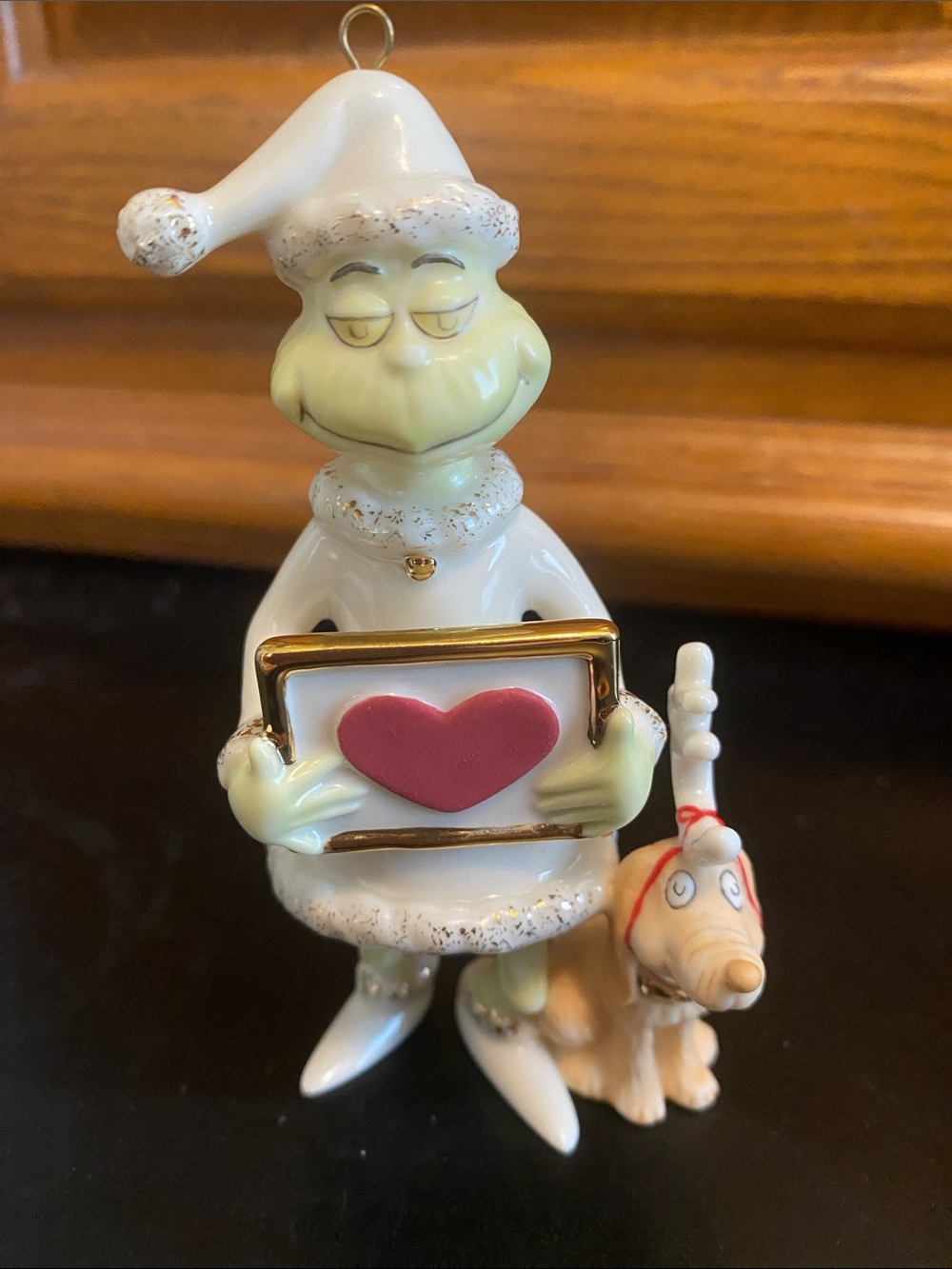 LENOX “A Grinchy Change of Heart” Ornament.